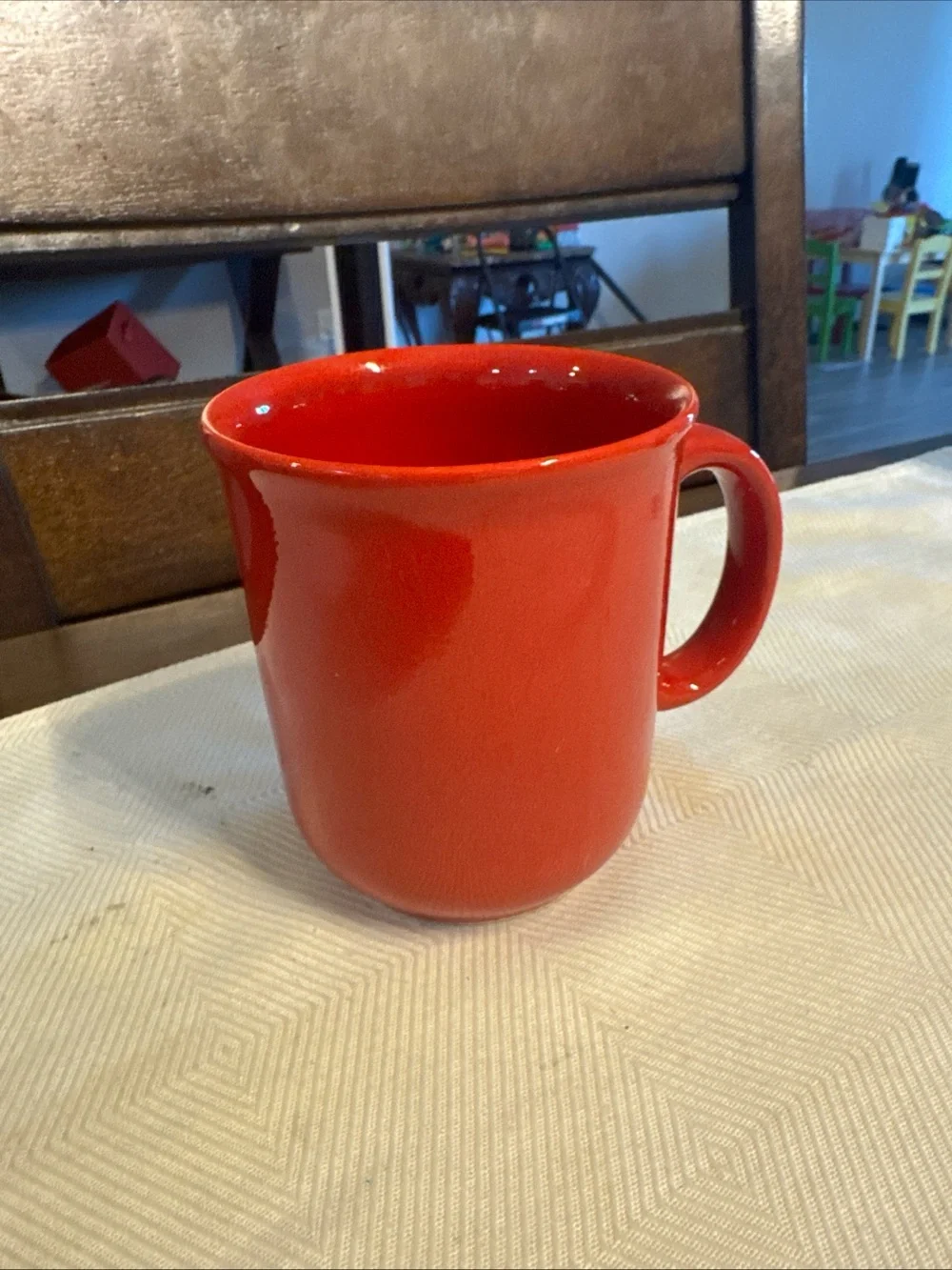 Bright Red Ceramic Coffee Mug - Home Dining